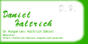 daniel haltrich business card